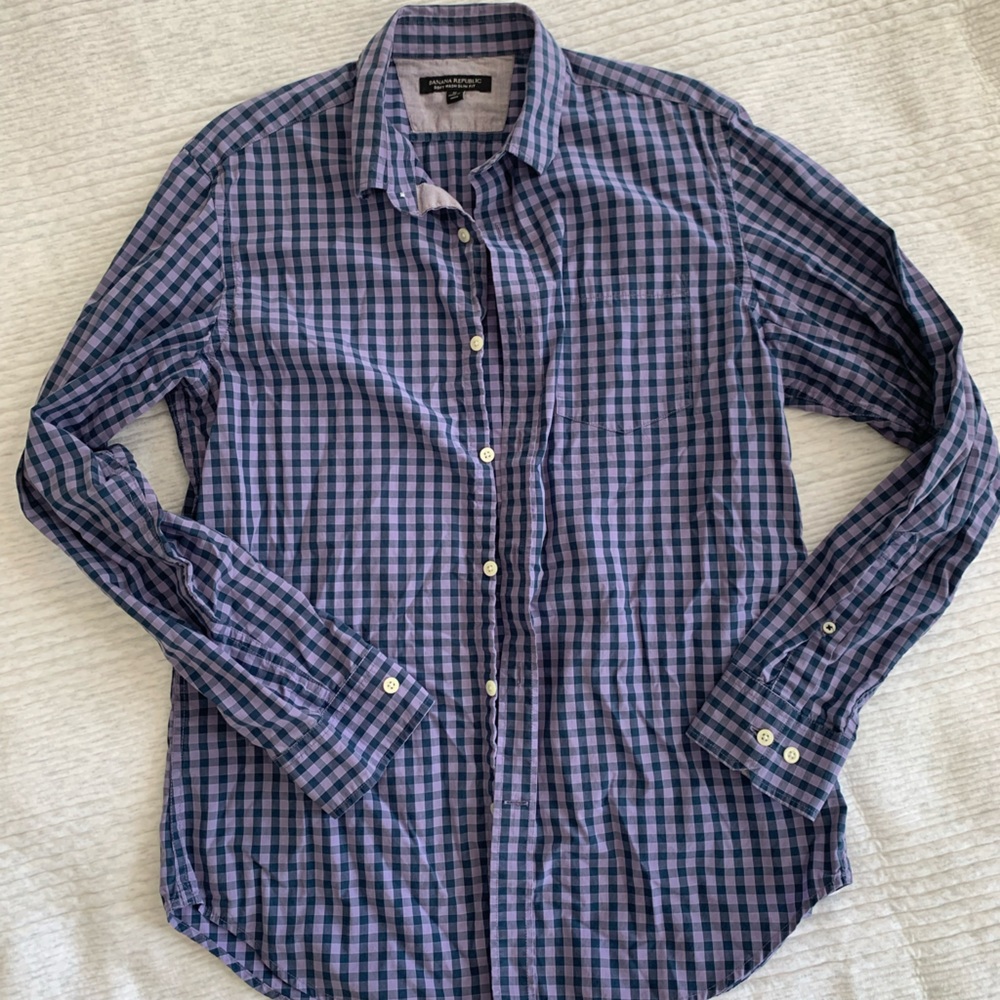 Banana Republic Men’s Soft Wash Slim Fit Shirt - M